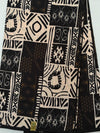 African Wax Print Fabric, Mud Cloth Style Patchwork Cotton, Tribal Sewing Textile