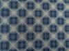 Navy Blue Geometric Cotton Fabric, African Wax Print By Yard