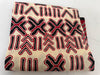 Burgundy Red Black Mud Cloth Tribal Cotton Fabric Per Yard, Ankara Sewing Apparel Crafts