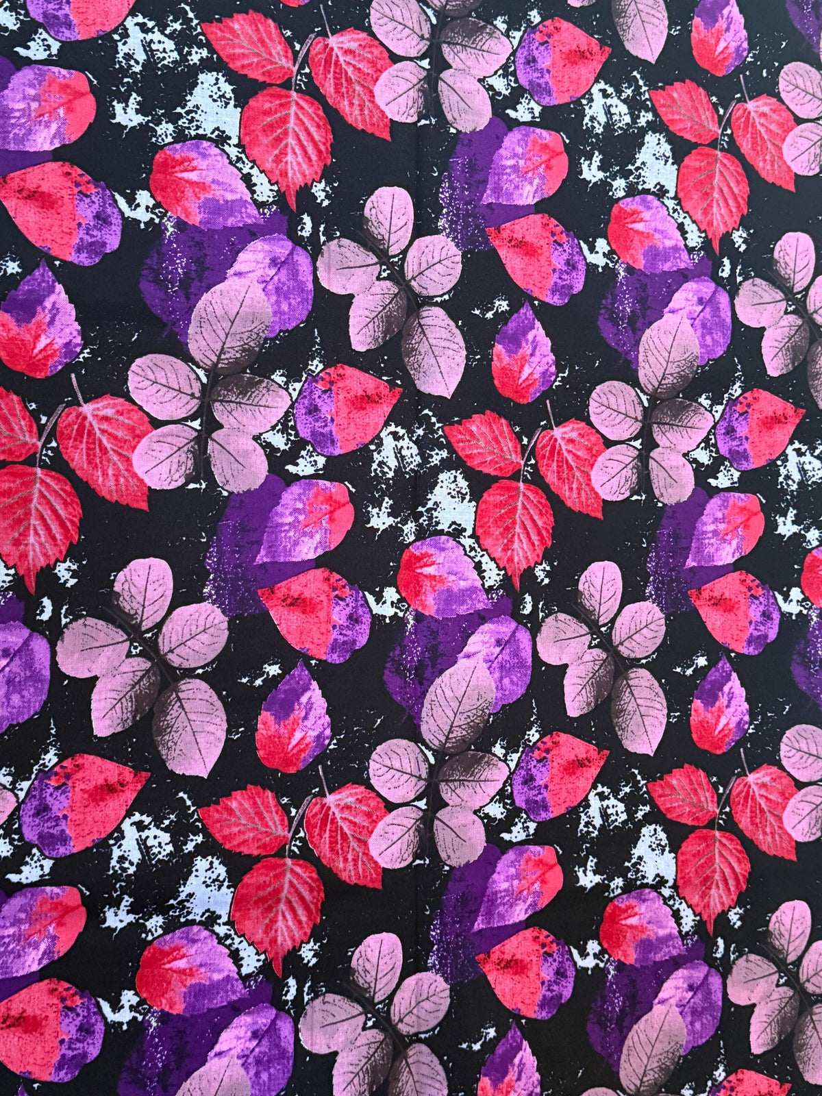 African Print Cotton Fabric, Botanical Leaf Ankara, Apparel Quilting Yardage