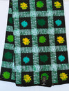 Mali Dogon African Print Fabric, Cotton Checkerboard Starburst Ankara Sewing Textile