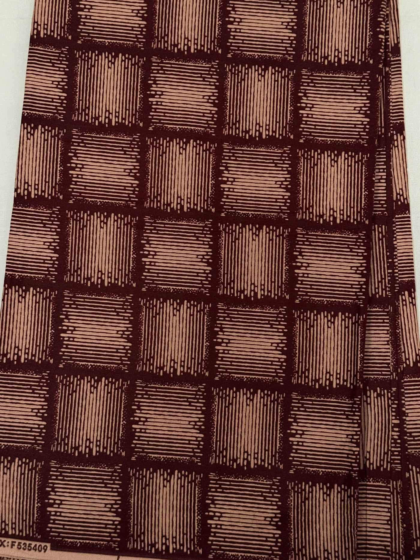 Hollandaise African Print Fabric, Burgundy Blush Cotton, Apparel Sewing Crafts (Per Yard)