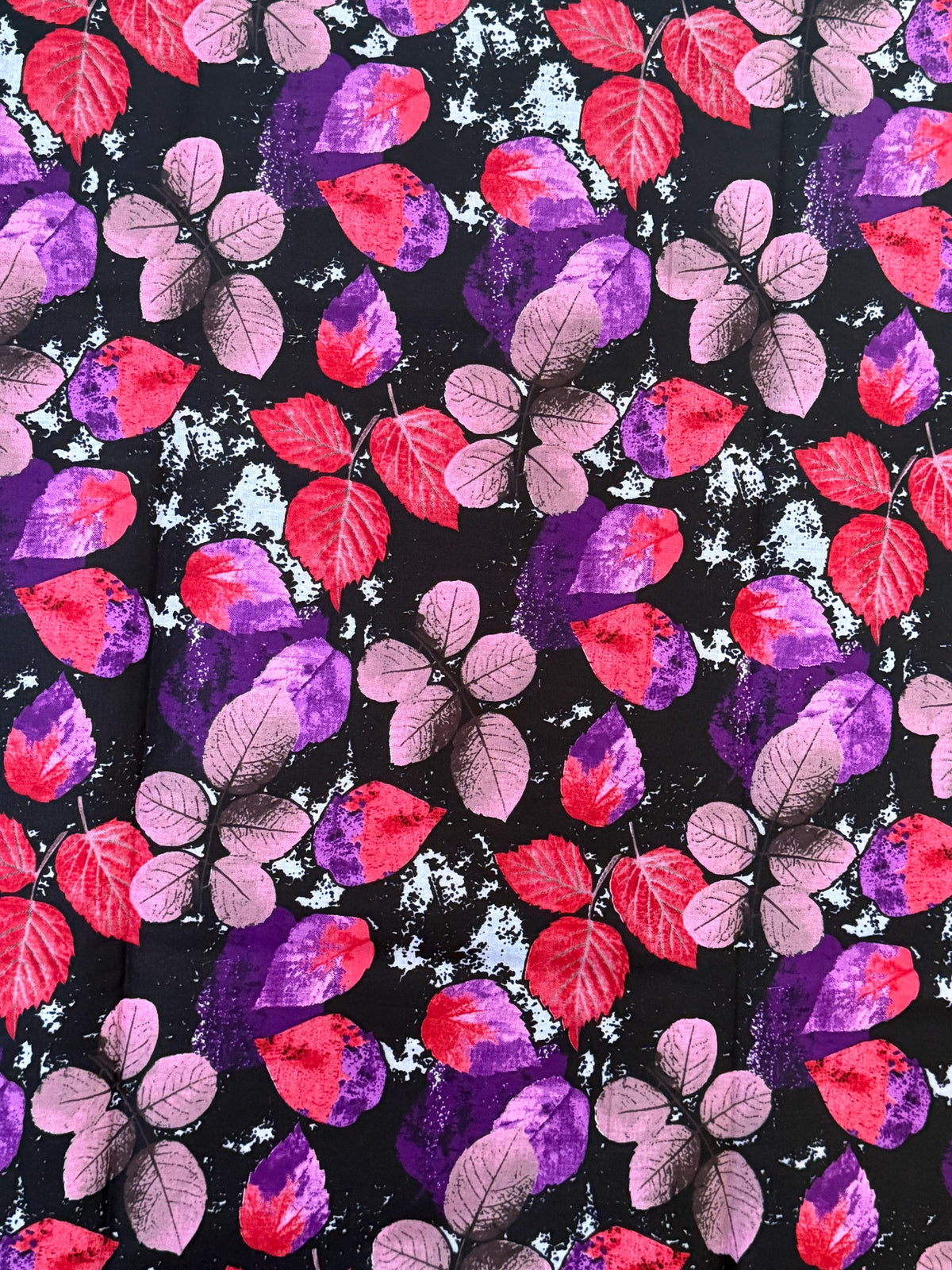 African Print Cotton Fabric, Botanical Leaf Ankara, Apparel Quilting Yardage