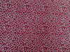 Burgundy White Dotted Scroll Ankara Cotton Fabric, Elegant Apparel Quilting Yardage