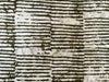 Hand-Dyed Adire Batik Fabric, Olive Green White Stripes, Nigerian Cotton Per Yard